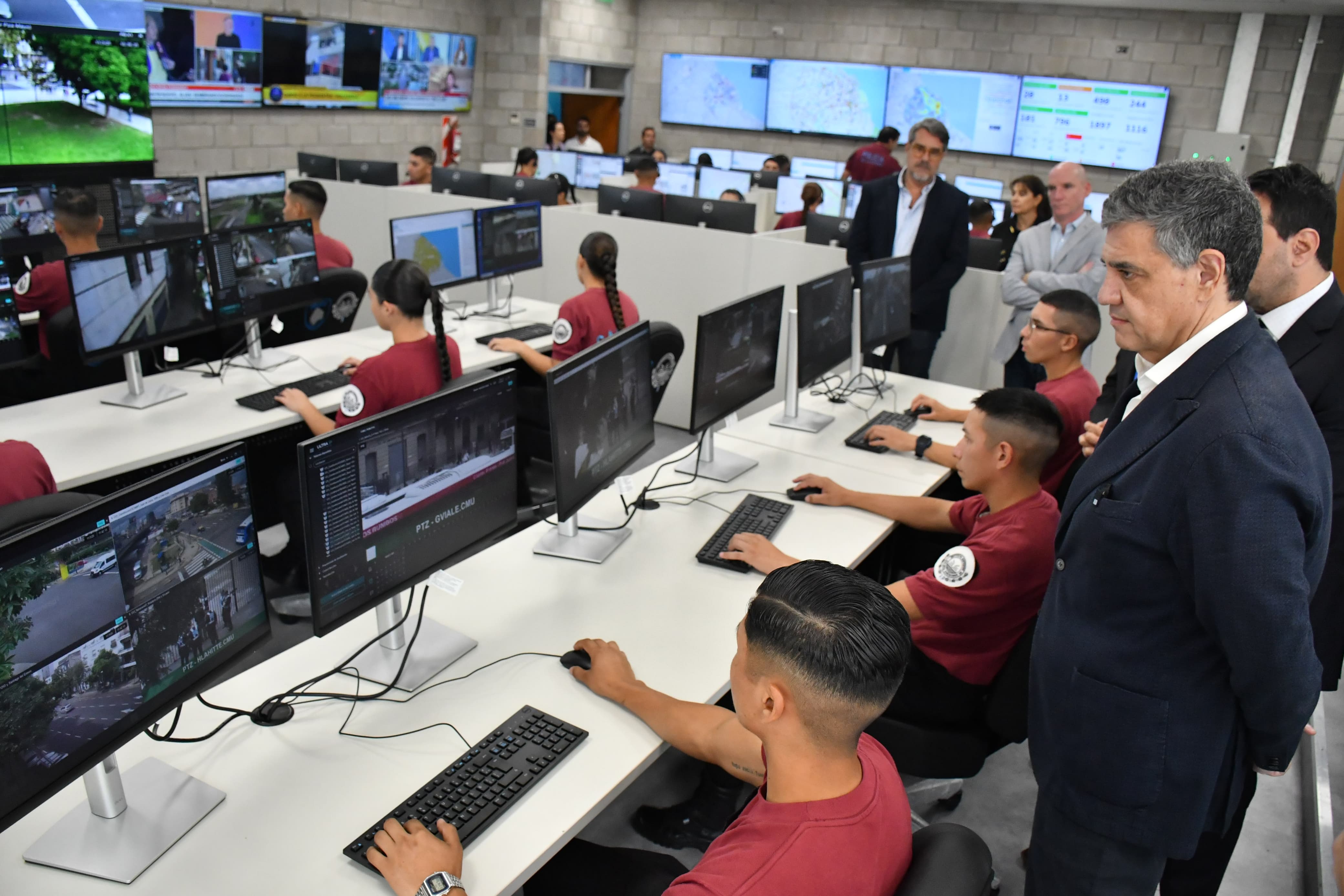 Jorge Macri inauguró un nuevo Centro de Monitoreo Urbano en el Sur de la Ciudad