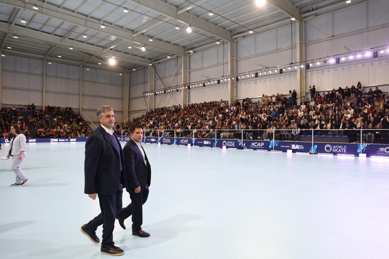 Jorge Macri inauguró el primer Centro de Alto Rendimiento de Patinaje de Latinoamérica