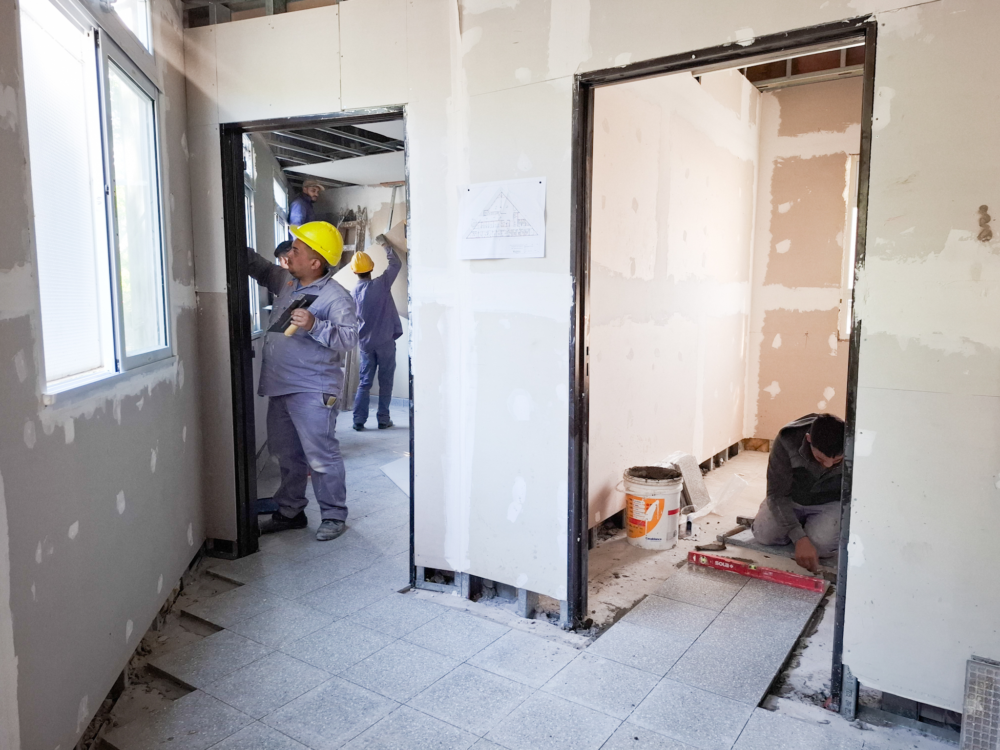 Avanza la obra de ampliación del CeSAC N° 4, en el barrio de Mataderos