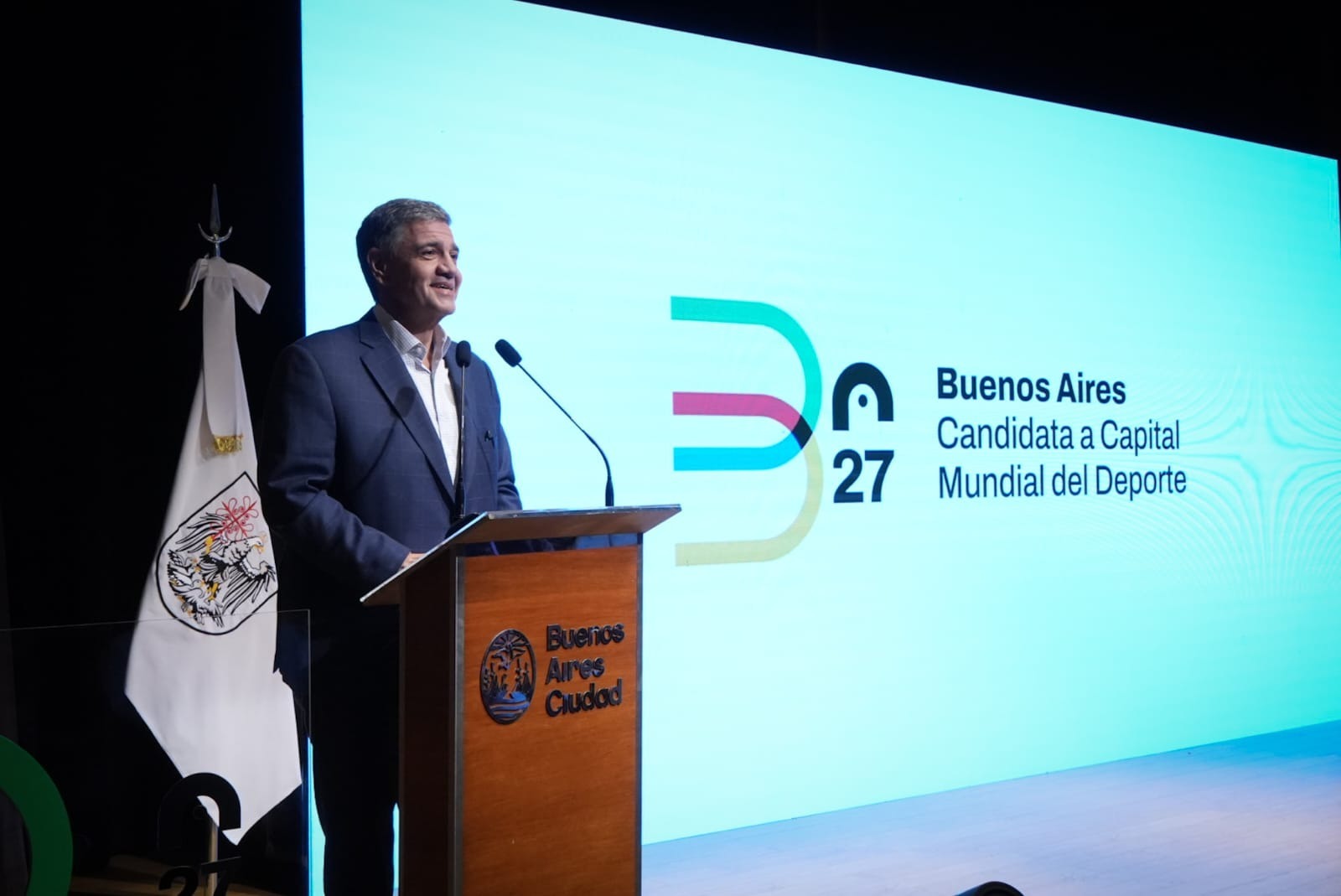 Se presentó la candidatura para que la Ciudad sea la Capital Mundial del Deporte en 2027
