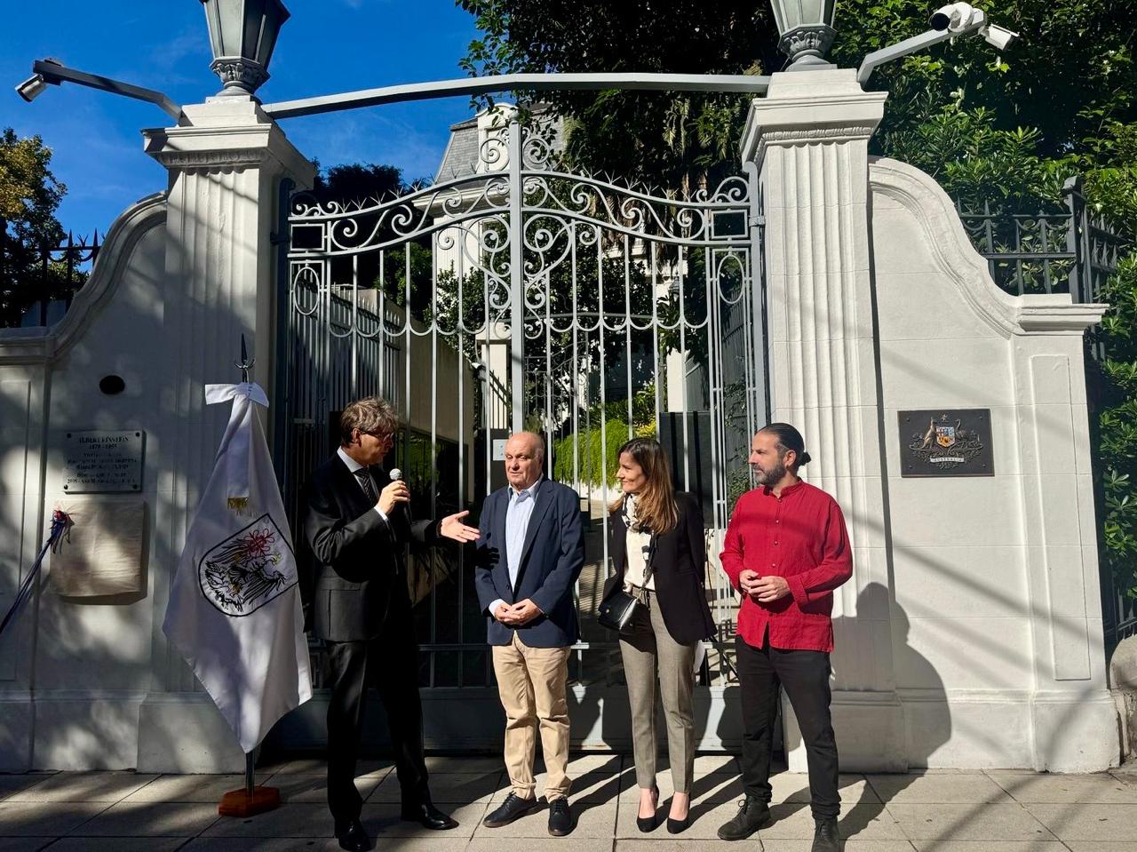 La Ciudad conmemoró los 100 años de la visita de Albert Einstein a Buenos Aires