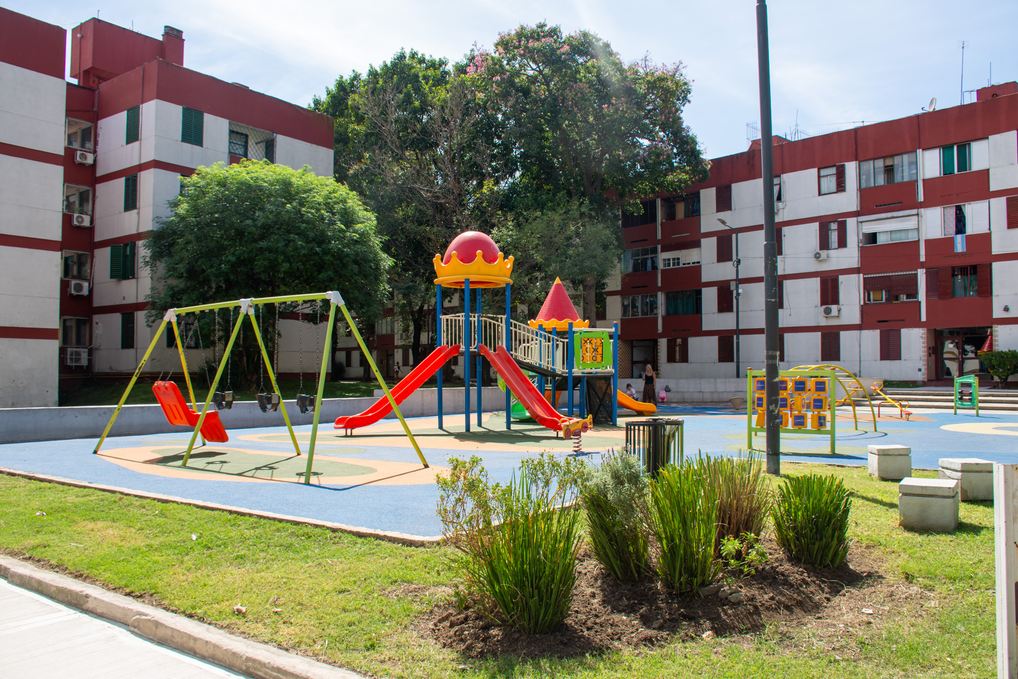 Finalizaron las obras de mantenimiento y reparación en el Barrio Castex