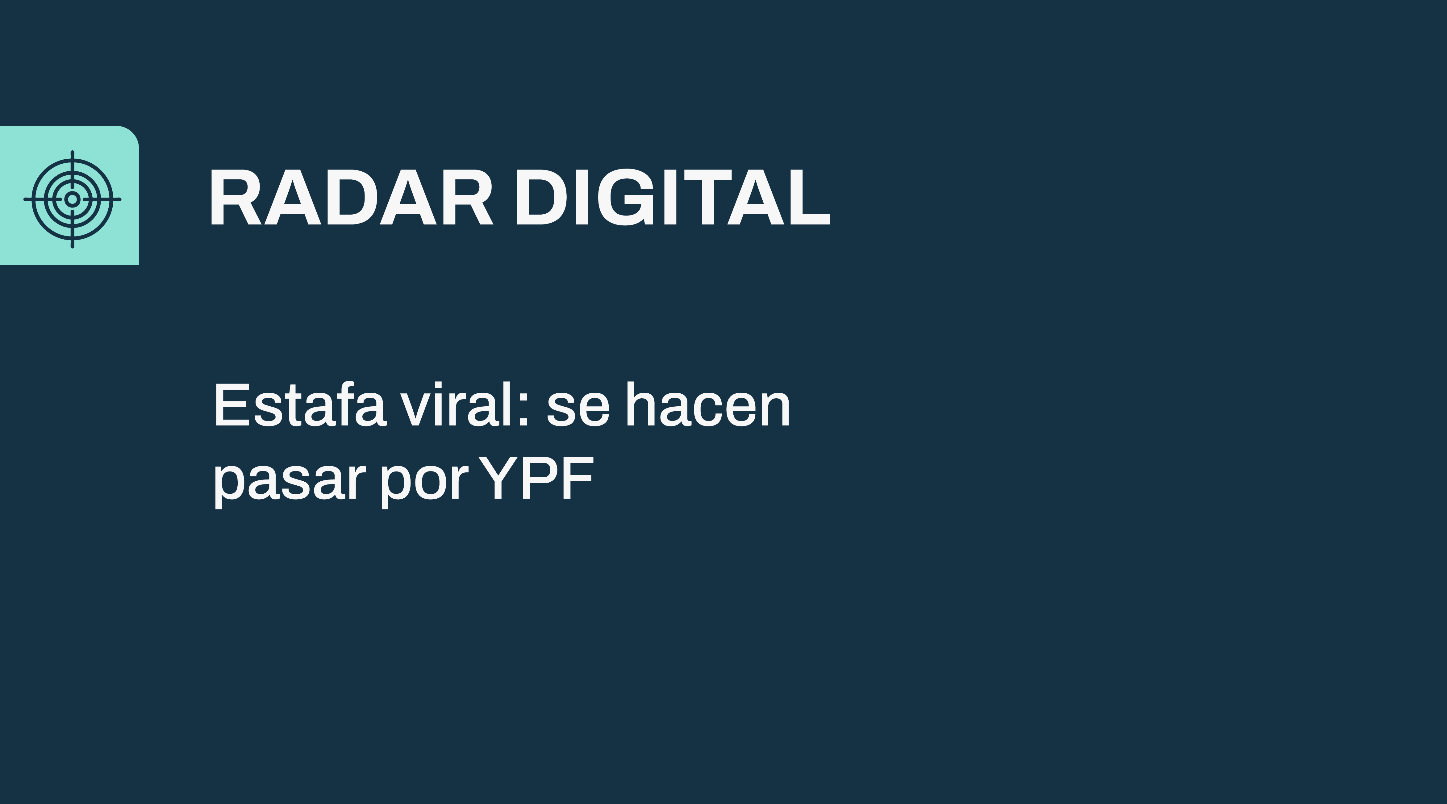 Estafa viral: se hacen pasar por YPF