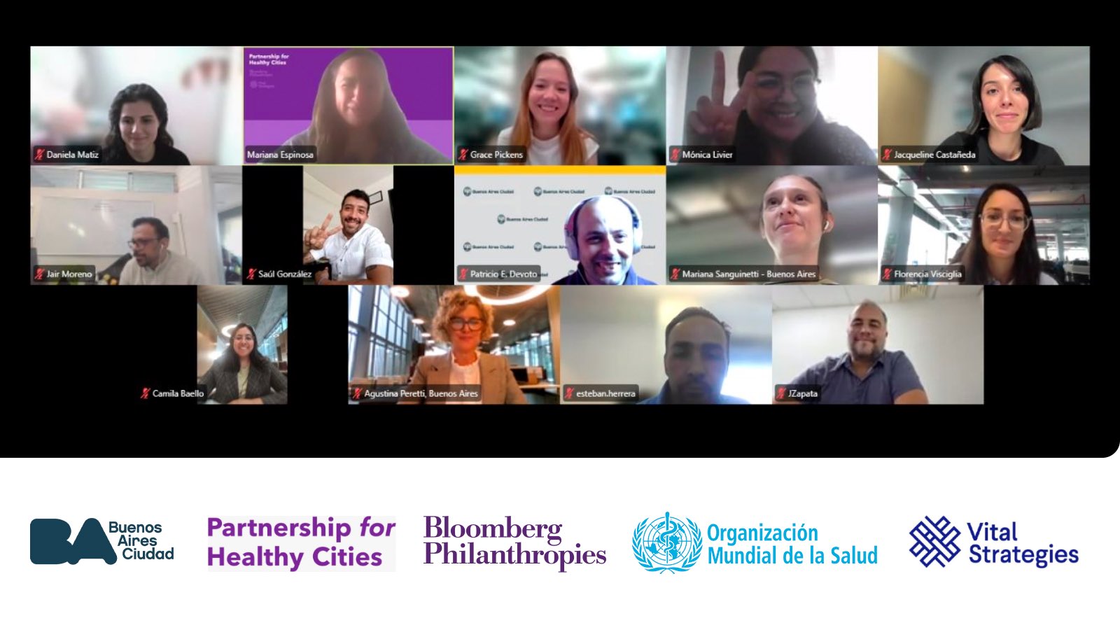 Buenos Aires presentó su experiencia sobre micromovilidad en el marco de la Alianza de Ciudades Saludables (PHC), impulsada por Bloomberg Philanthropies, Vital Strategies, y la Organización Mundial de la Salud (OMS)