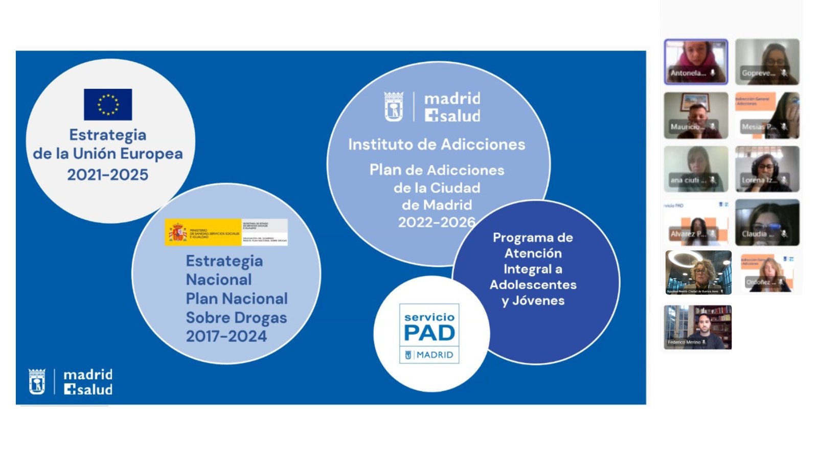Buenos Aires y Madrid continúan profundizando sus vínculos institucionales a través del intercambio de experiencias y buenas prácticas. 