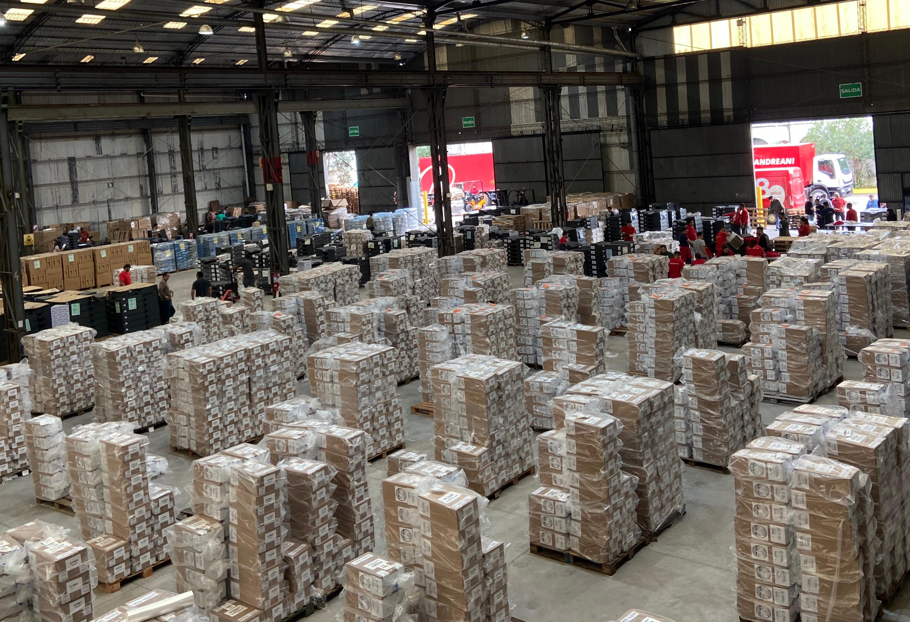 Comenzó el operativo logístico electoral de cara a las elecciones del domingo