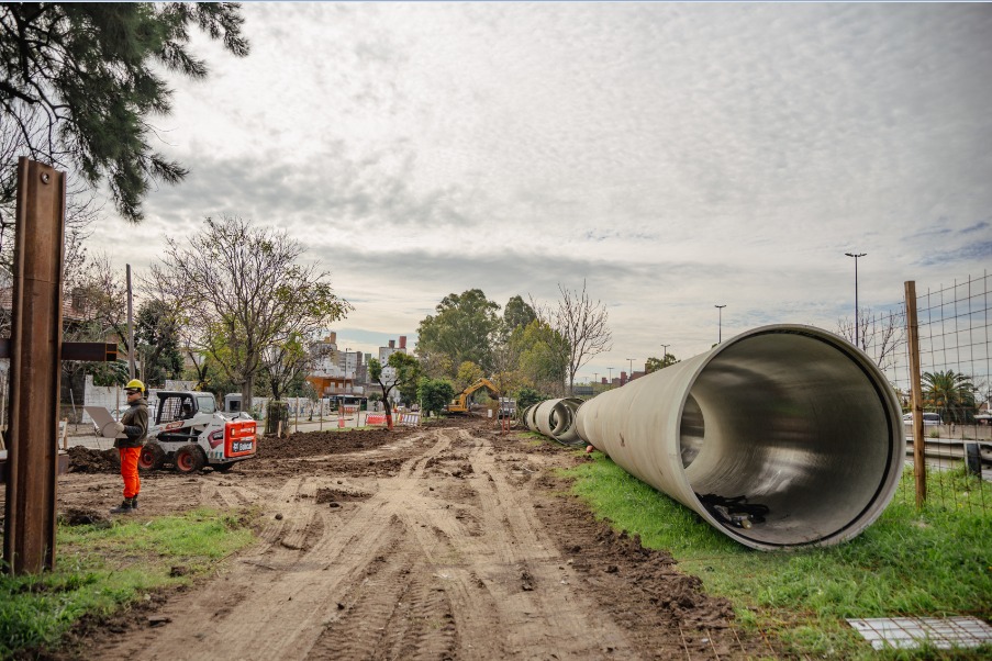 Avanzan las obras hidráulicas en el sur de la Ciudad: conocé las próximas afectaciones