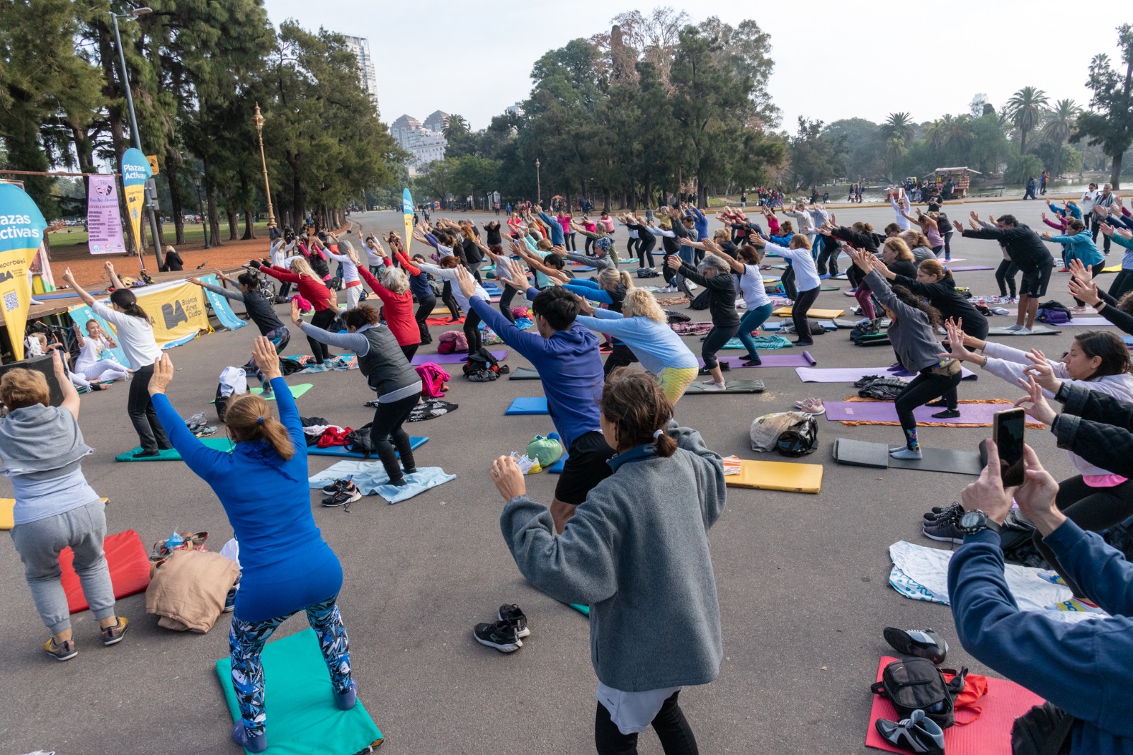 El Parque Olímpico celebra el Día Internacional del Yoga