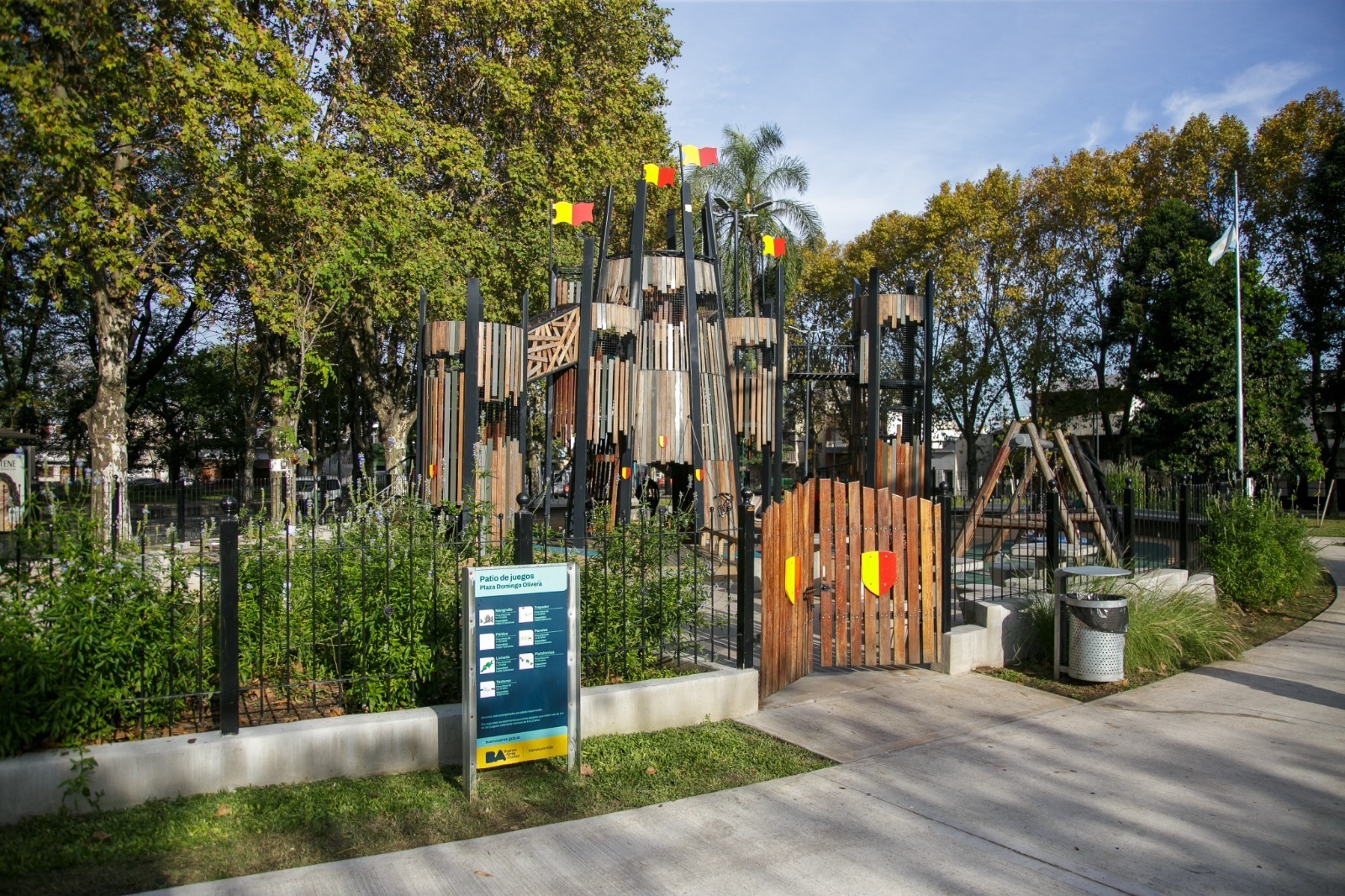 Un castillo medieval en plena Ciudad: la nueva atracción de Parque Avellaneda