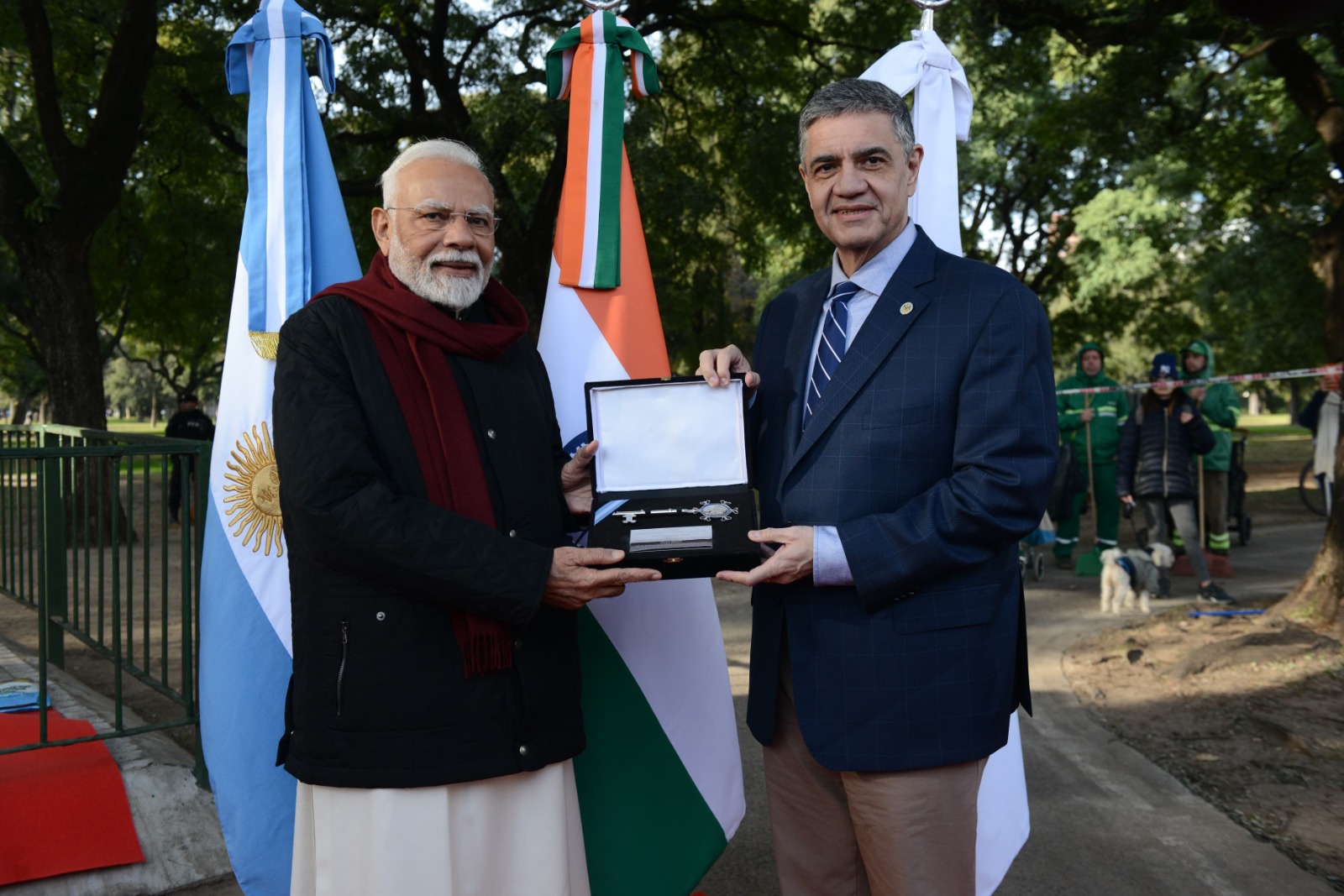 Jorge Macri recibió al primer ministro de la India, Narendra Modi