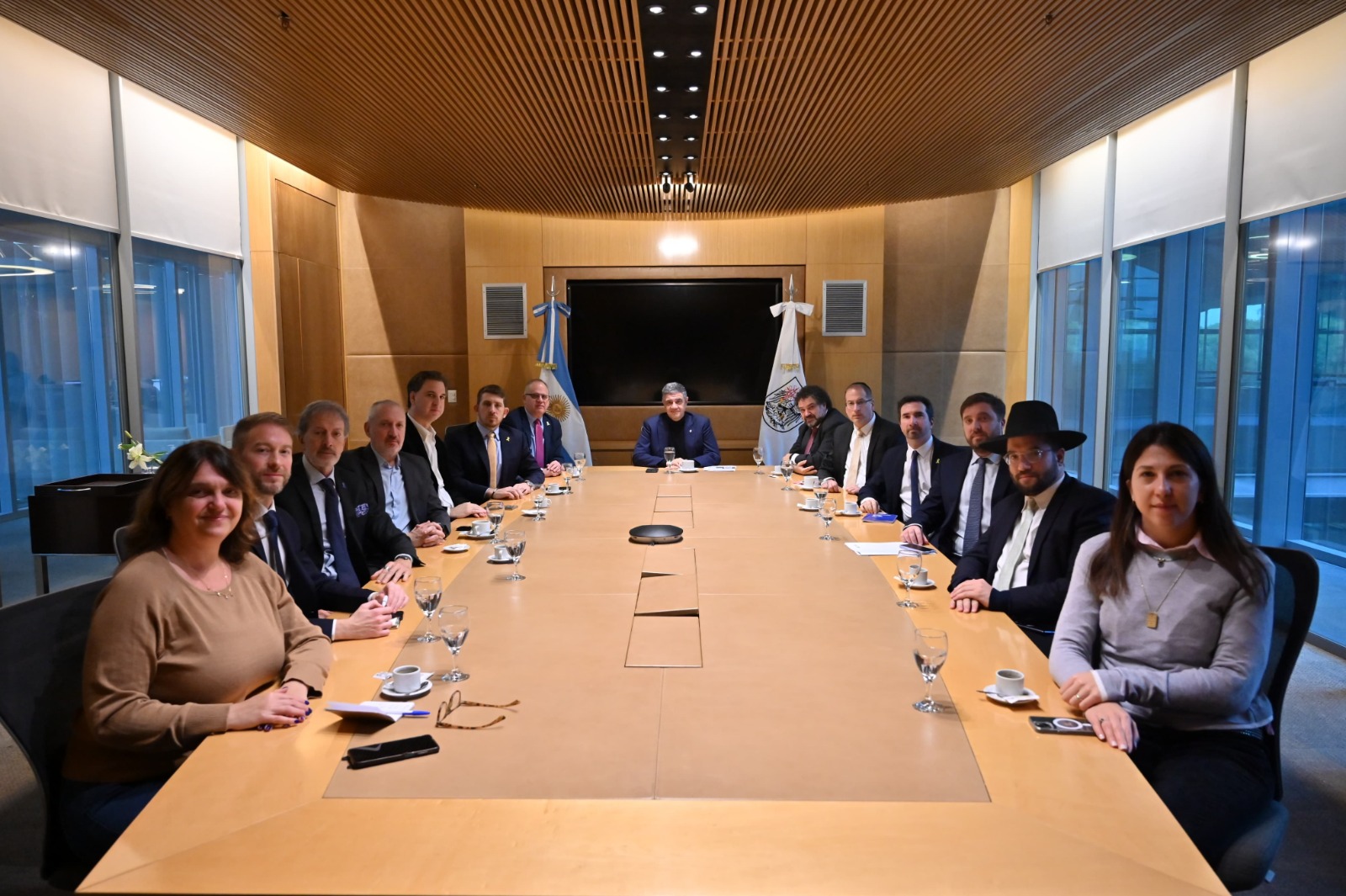 Jorge Macri reunió a referentes de la comunidad judía y ratificó el compromiso de la Ciudad contra el antisemitismo