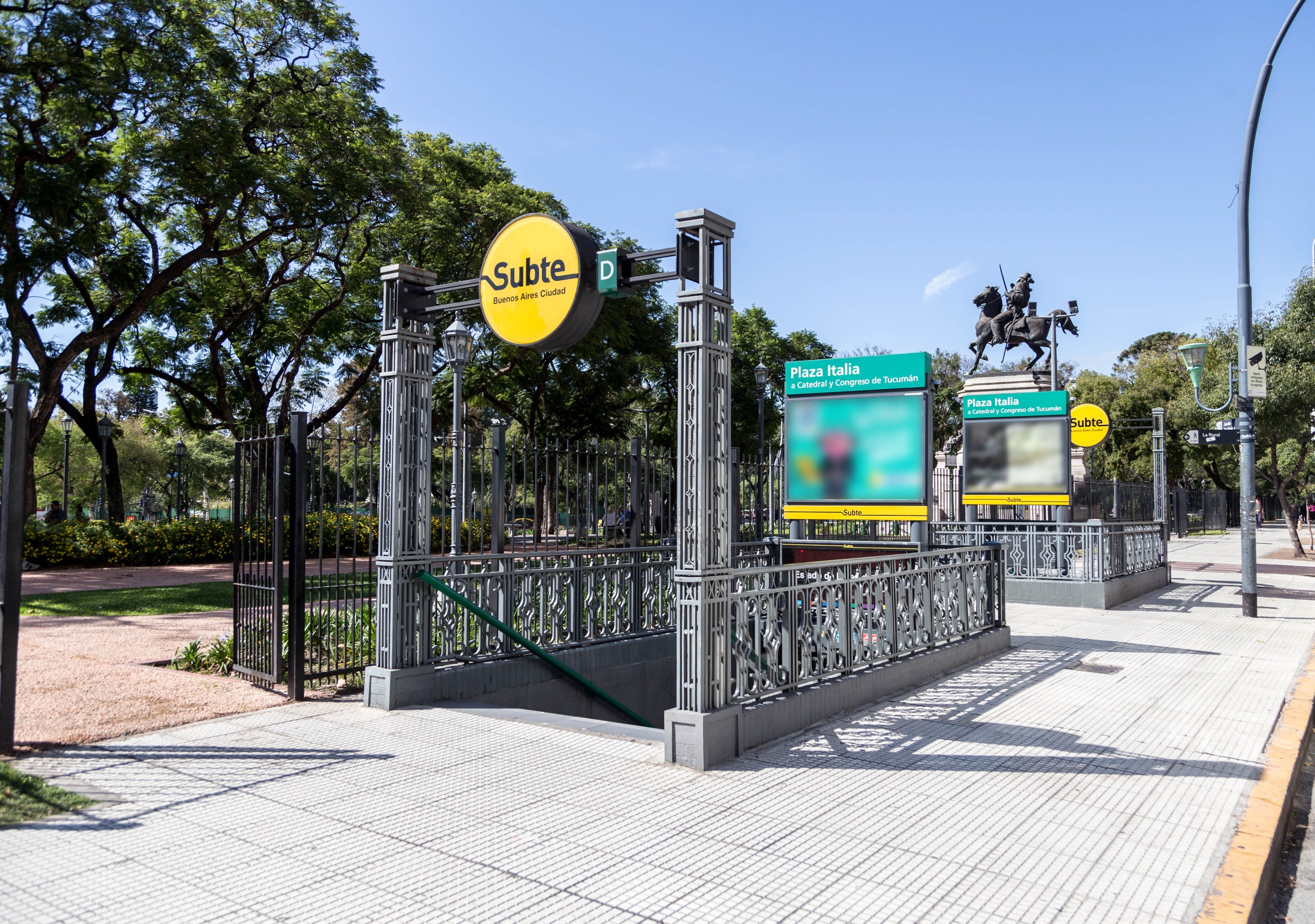 El lunes 11 de agosto cerrará la estación Plaza Italia por obras de renovación integral