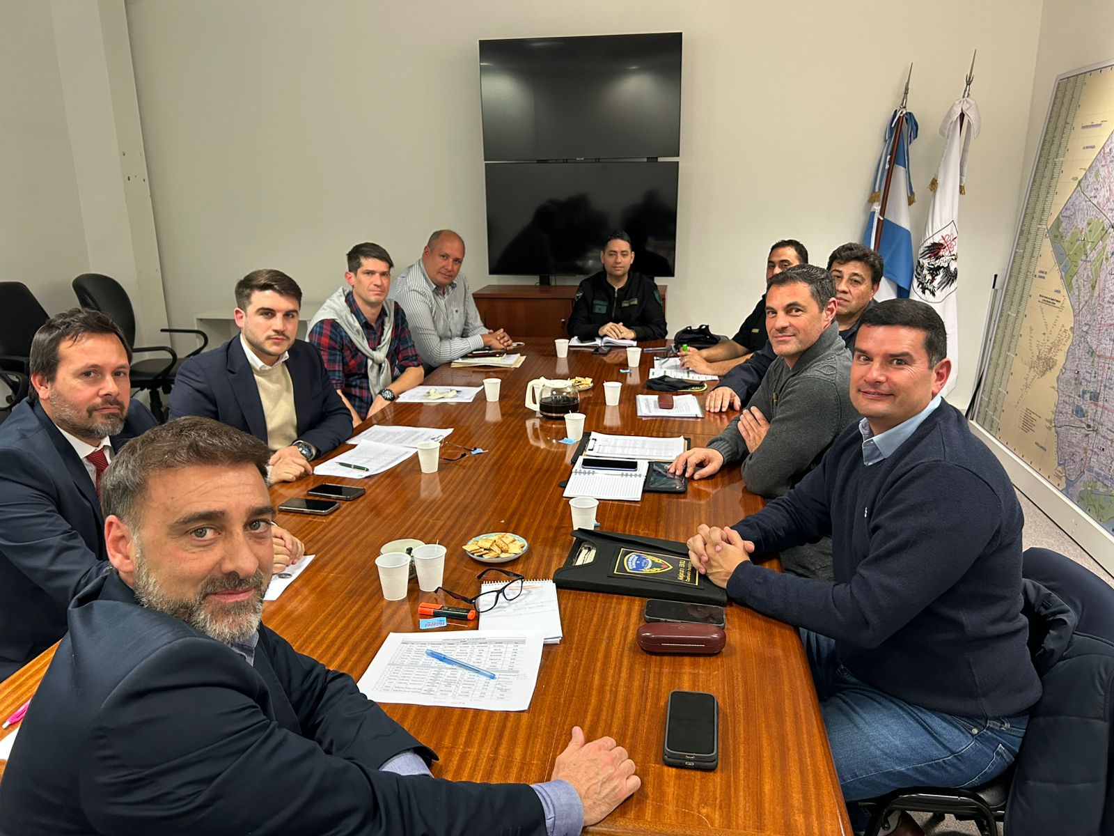 Primera reunión de la Mesa de Enlace y Coordinación Interjurisdiccional para la Seguridad en el Fútbol de CABA y AMBA