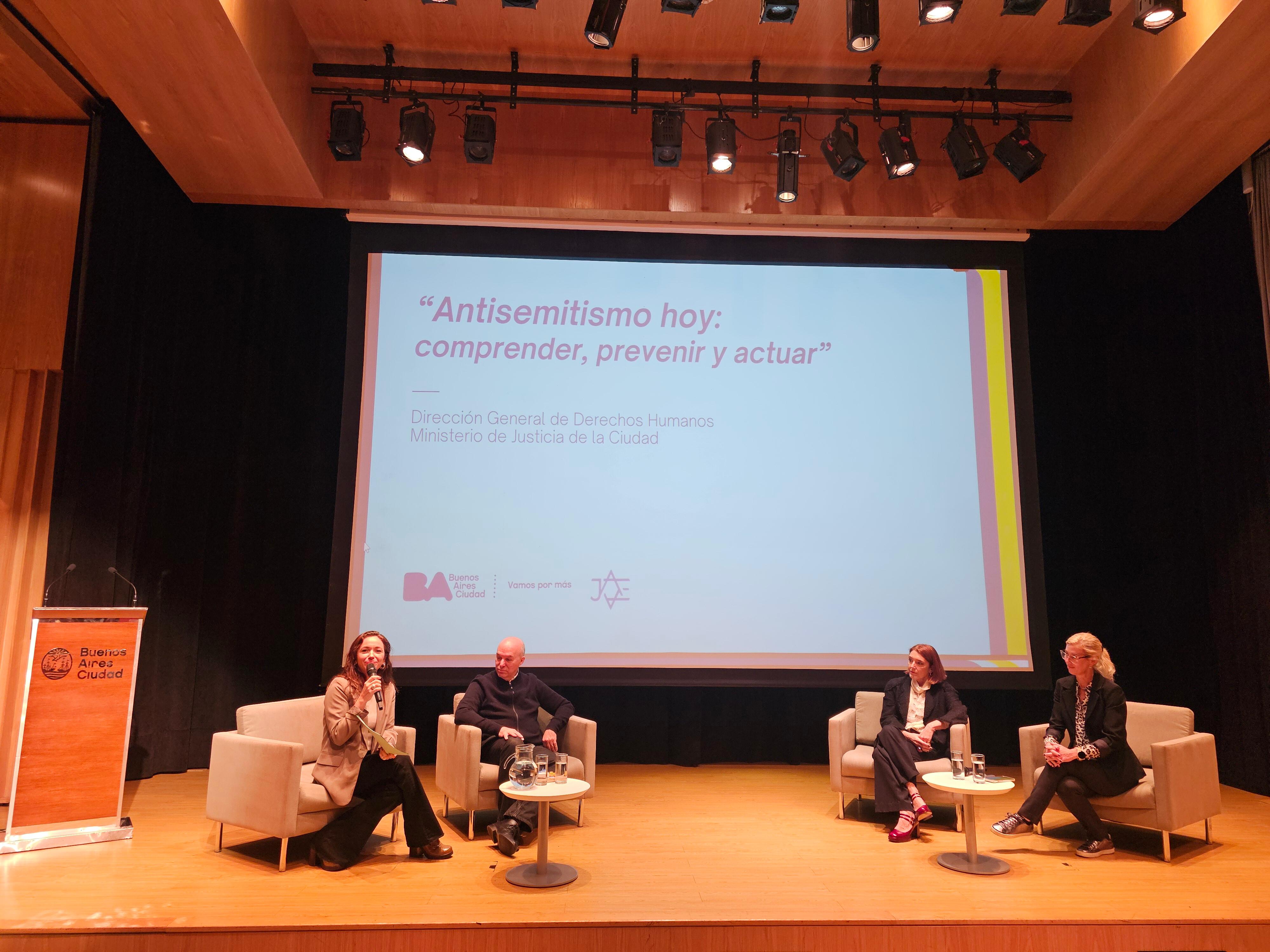 Antisemitismo hoy: la Ciudad realizó una masterclass para comprender, prevenir y actuar frente esta  problemática que sigue presente en la actualidad