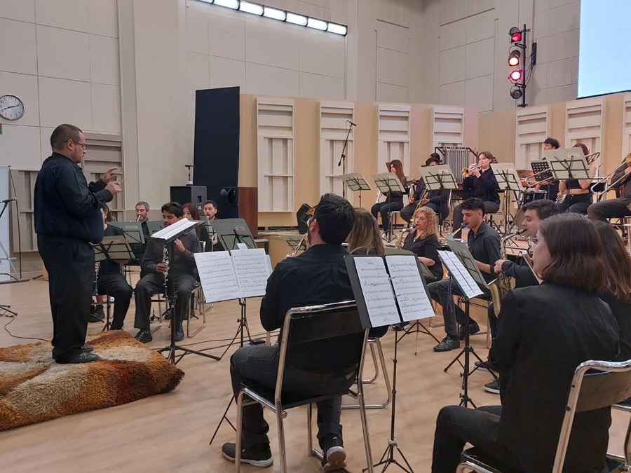Concierto  de la Banda Sinfónica del Conservatorio Astor Piazzolla en Casa de la Cultura