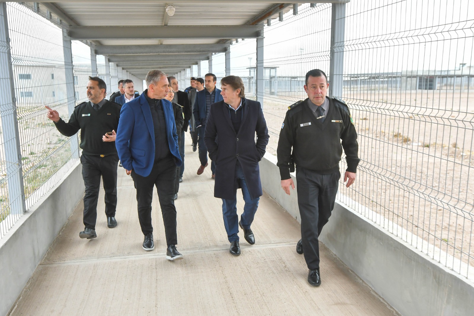 Gabino Tapia visitó un complejo penitenciario de máxima seguridad en Mendoza