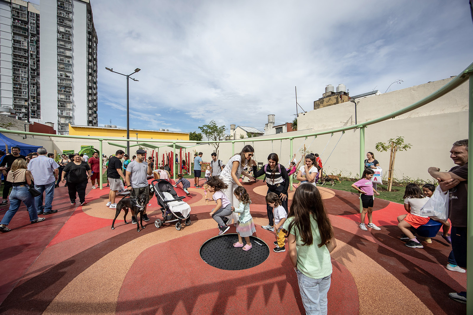 Villa Santa Rita y su primera plaza, una obra que benefició a miles de vecinos