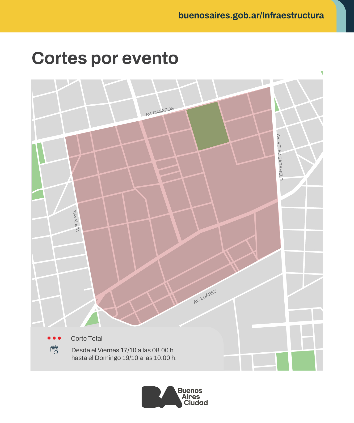 Evento en Huracán: conocé las afectaciones de tránsito de este fin de semana