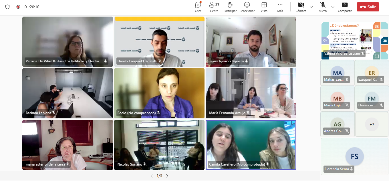 Segunda reunión del FOGA: se presentaron los avances del IV Plan de Acción de Gobierno Abierto de la Ciudad