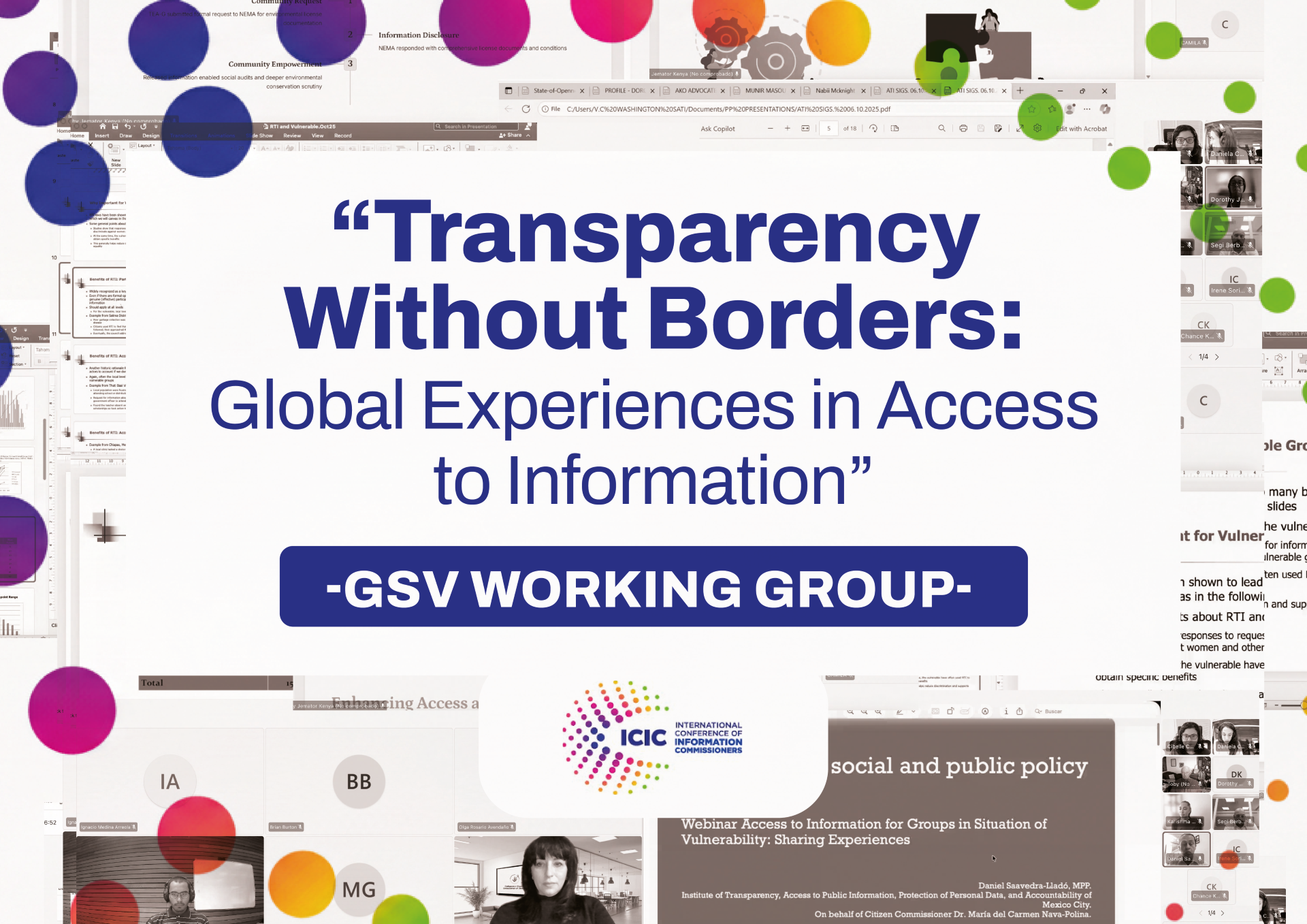 Webinario “Transparency Without Borders”: experiencias globales sobre acceso a la información y grupos en situación de vulnerabilidad