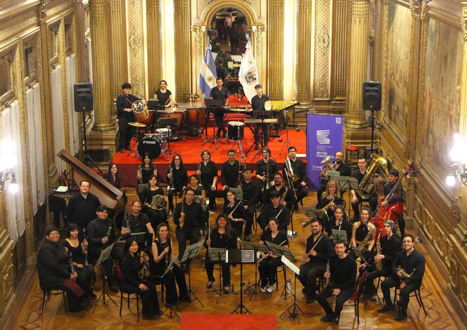 La Banda Sinfónica del Piazzolla en concierto