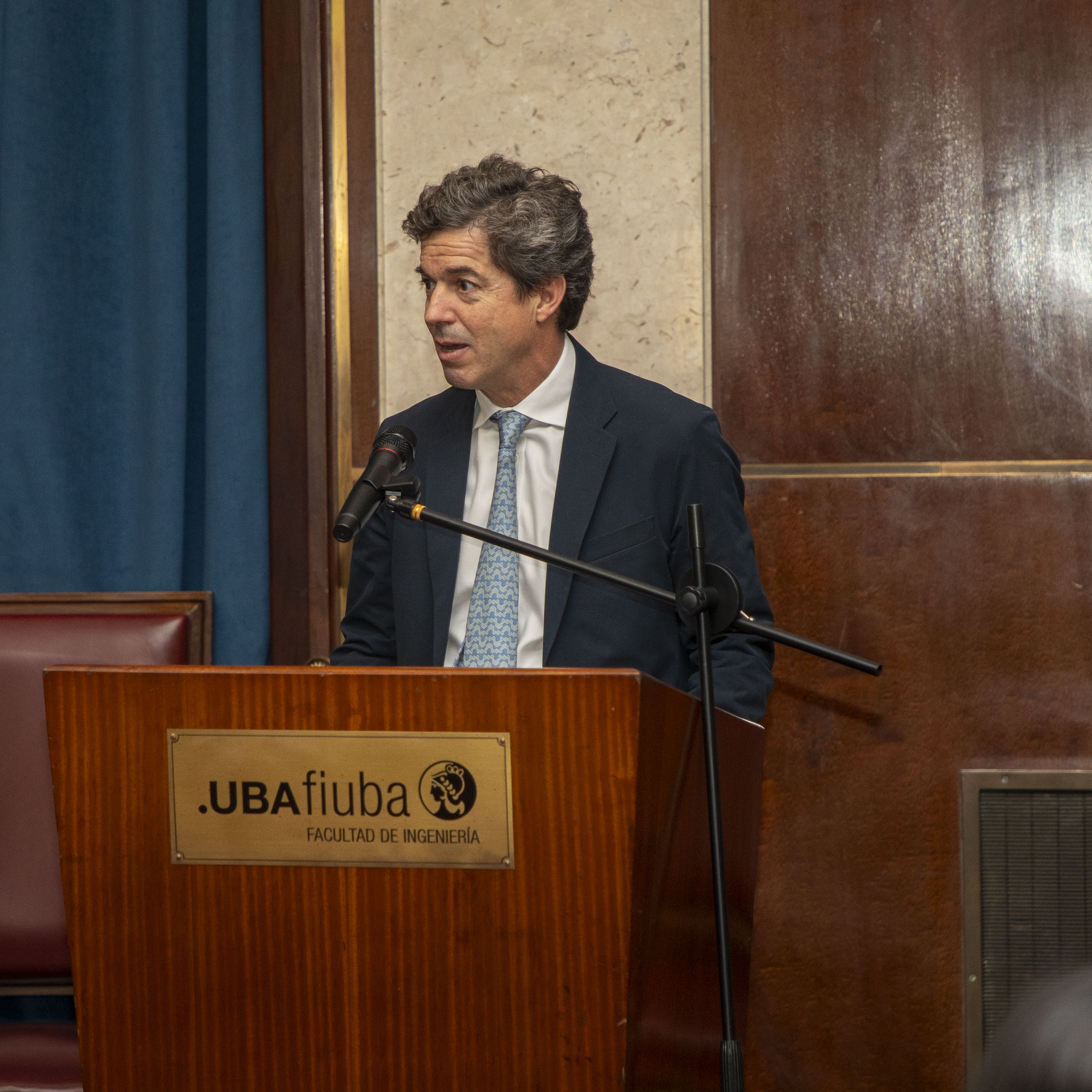 Línea F: el ministro Pablo Bereciartua presentó los avances del proyecto en FIUBA