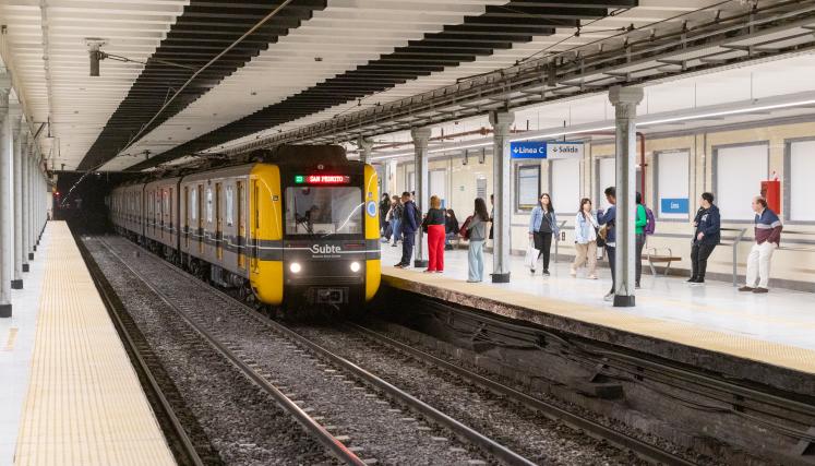 Servicio reducido en la Línea A por obras en la vía pública