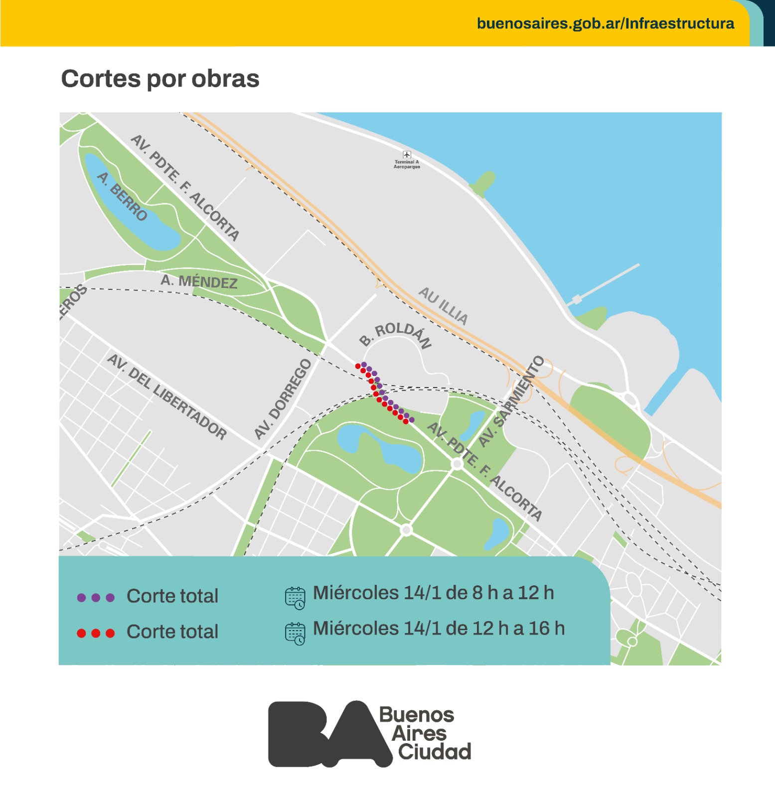 Corte por Obras: conoce las afectaciones al tránsito de esta semana en la Ciudad