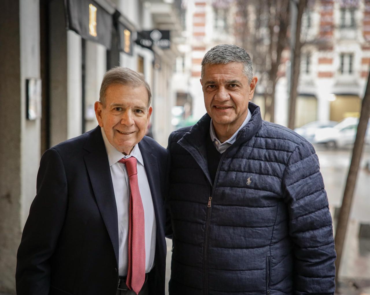 Jorge Macri se reunió en Madrid con el presidente electo de Venezuela, Edmundo González Urrutia