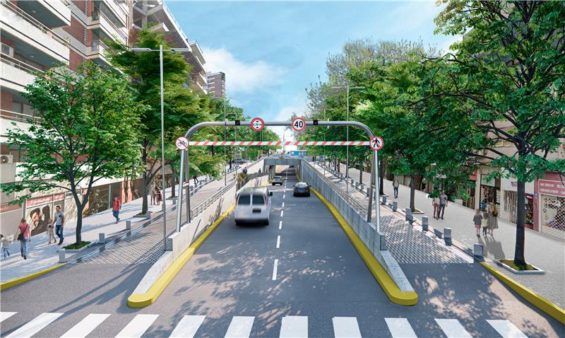 Comienzan las obras del Paso Bajo Nivel Álvarez Thomas