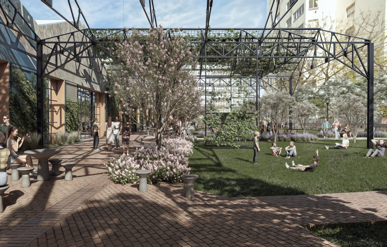 Más espacios verdes en la Ciudad: el Mercado de Pulgas tendrá su propia plaza