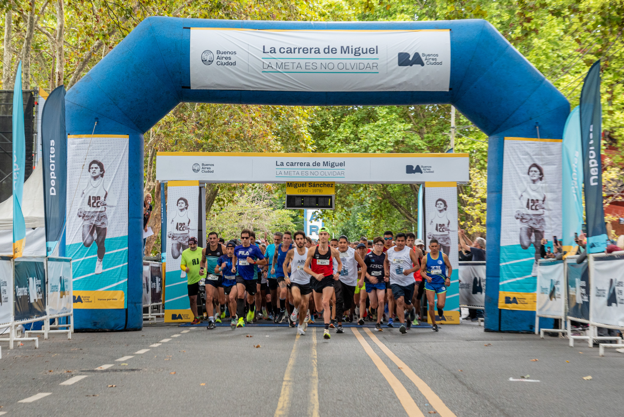 Larga un clásico del running en la Ciudad: la Carrera de Miguel