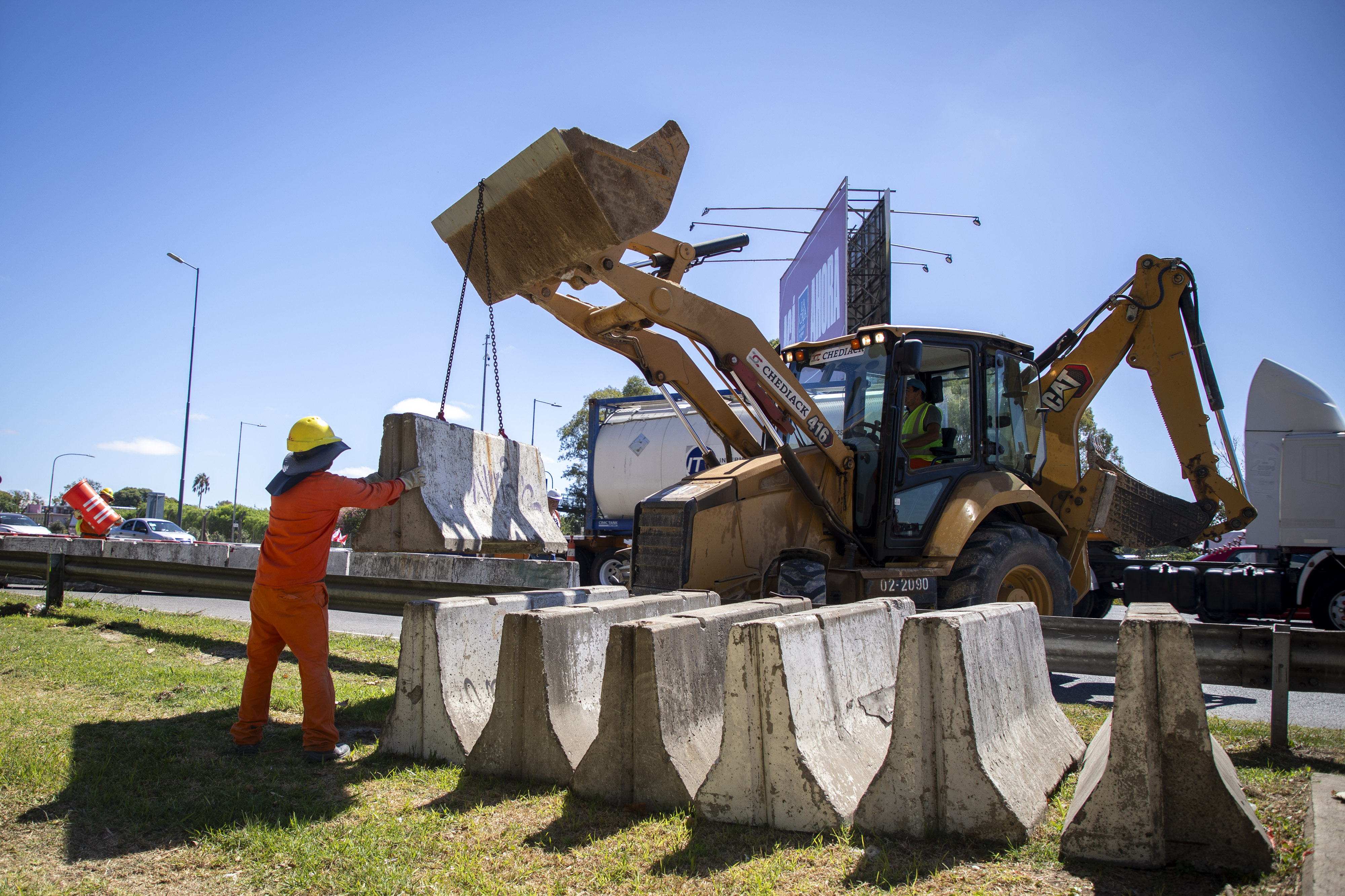 Corte total en la Autopista Illia sentido norte por obras relacionadas al Anillo La Pampa