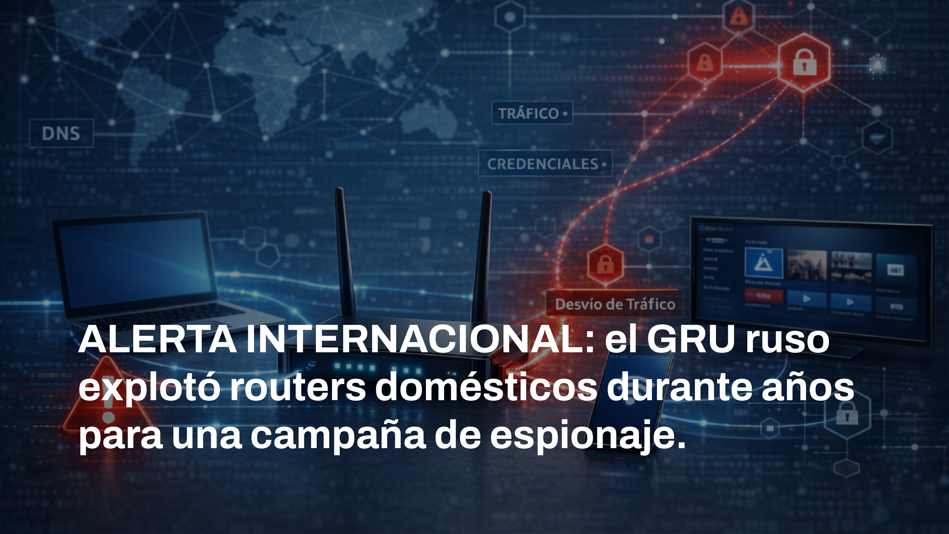 Alerta internacional: el GRU ruso explotó routers domésticos durante años para una campaña de espionaje