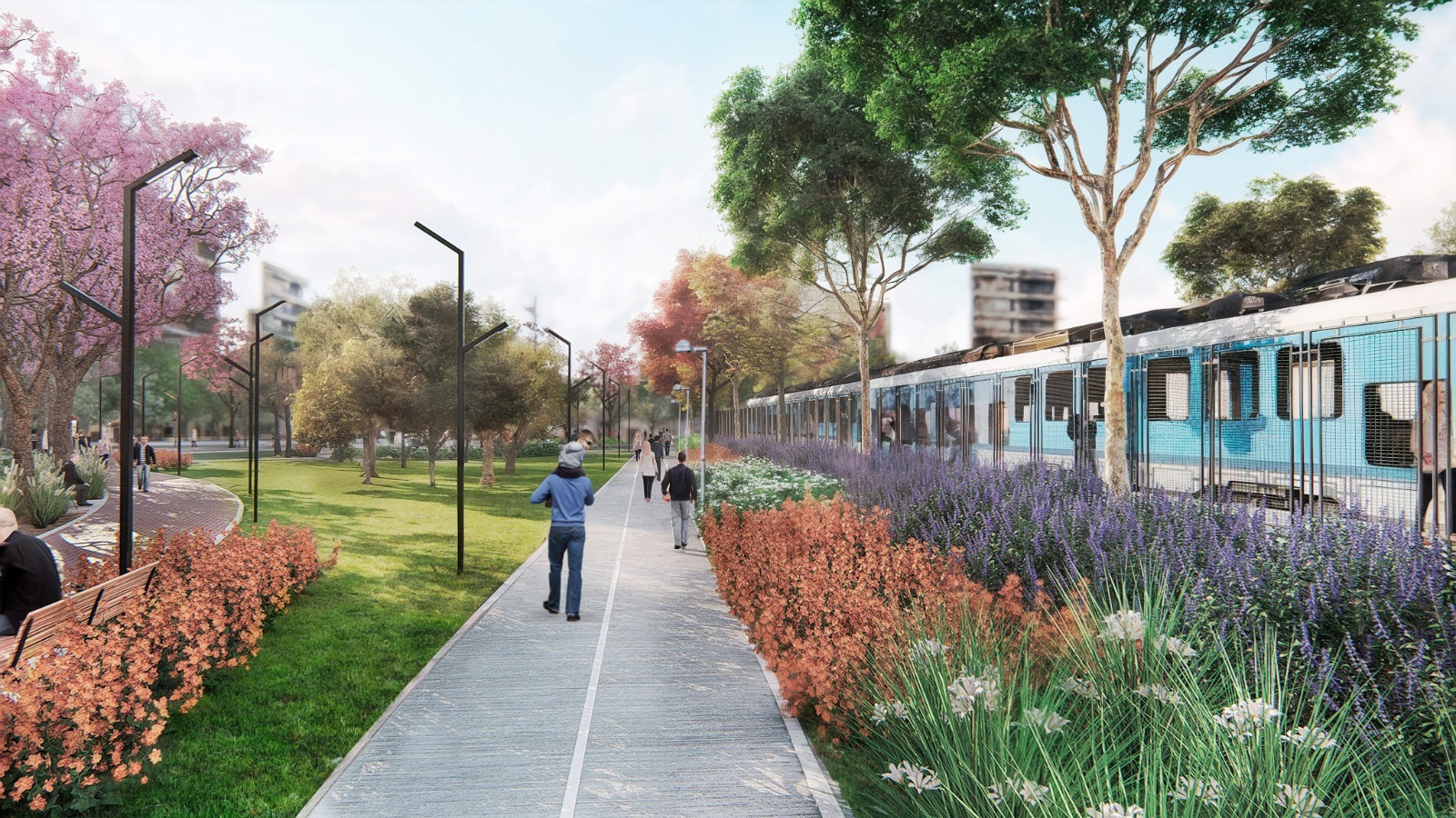 Más espacios verdes en la Ciudad: habrá un parque en un terreno ferroviario de Villa Urquiza que estaba ocupado 