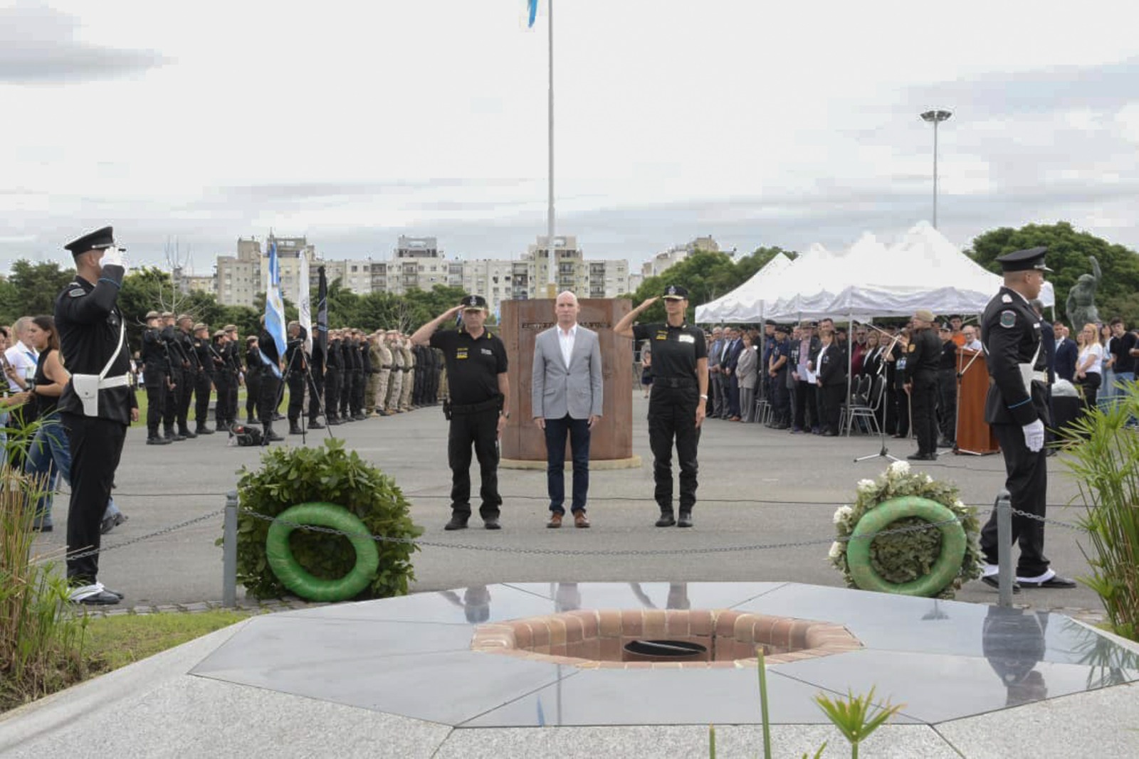 Ceremonia por el Día del Veterano y de los Caídos en la Guerra de Malvinas