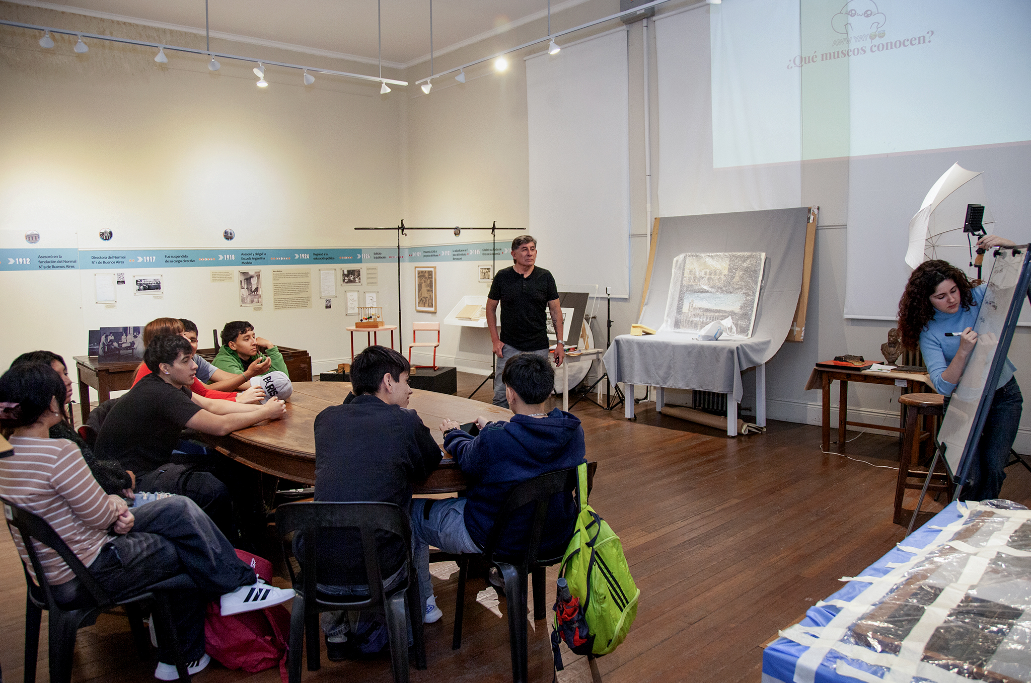 Estudiantes realizaron actividades educativas de Vinculación con el Futuro en el Museo
