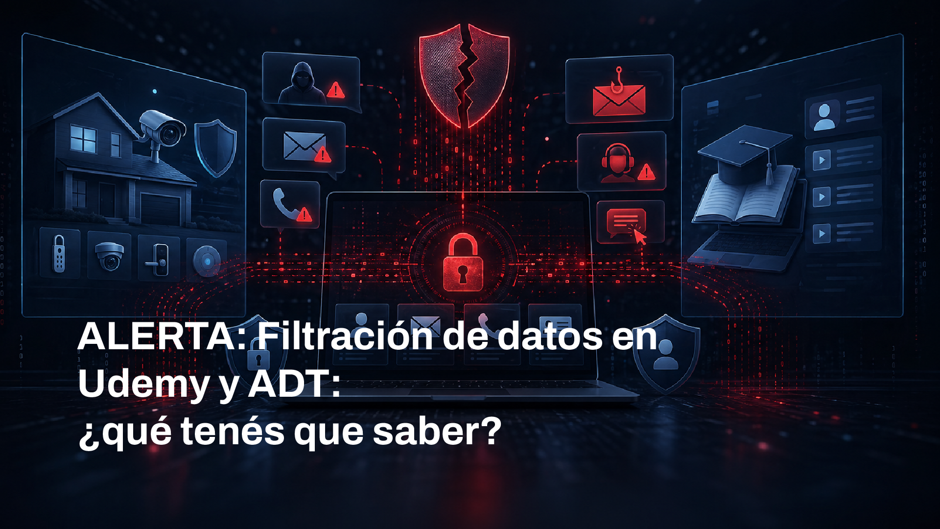 Filtración de datos en Udemy y ADT: ¿qué tenés que saber?