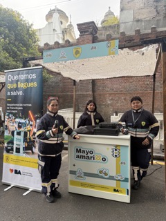 Mayo Amarillo: la Ciudad realizó una jornada para promover la seguridad vial