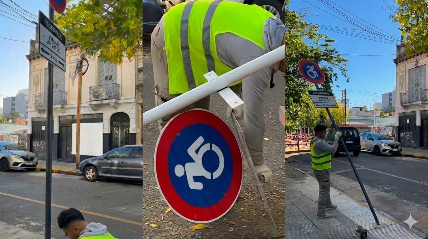 La Ciudad levantó 272 estacionamientos truchos para personas con discapacidad que no estaban habilitados