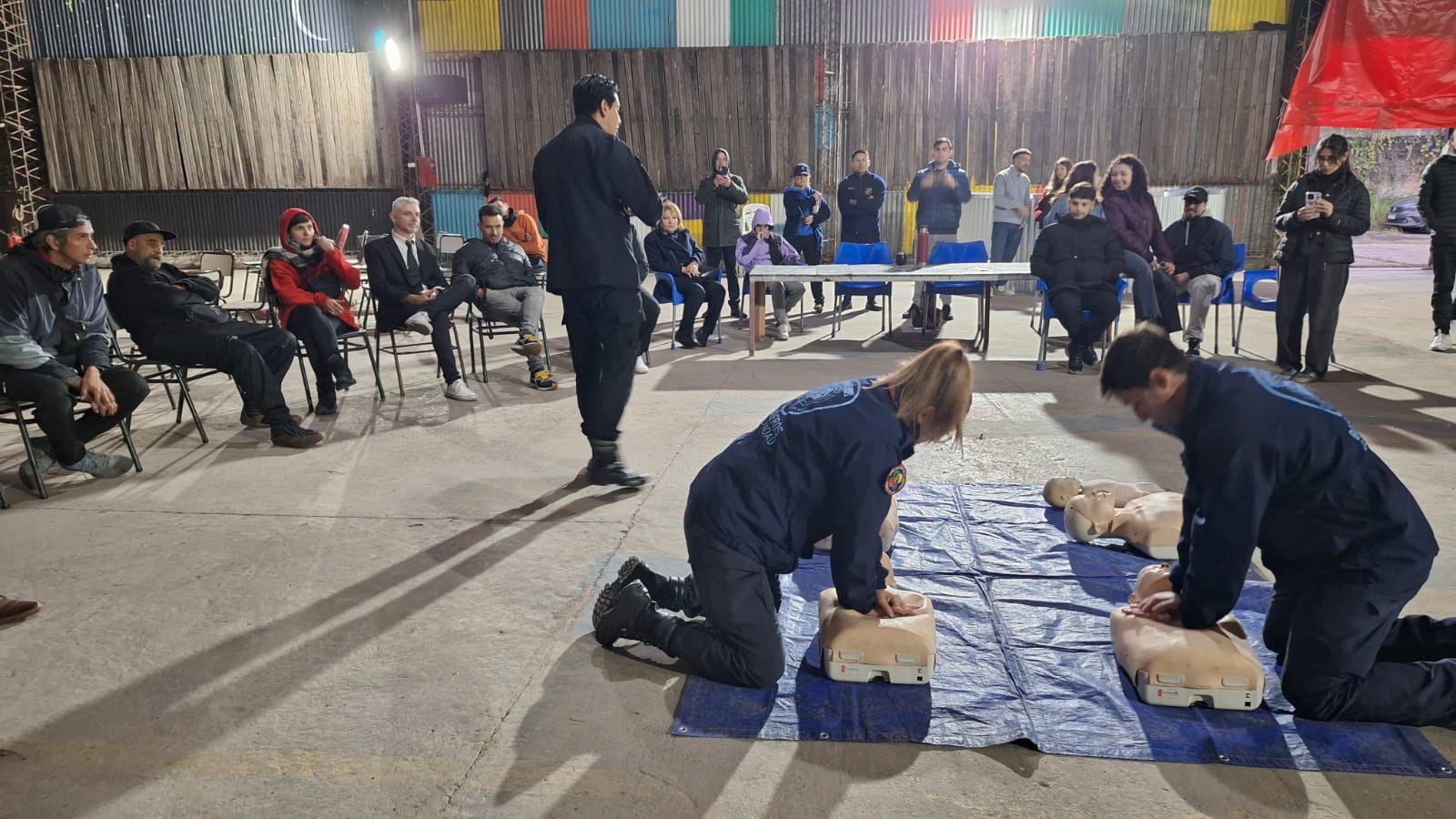Los Bomberos de la Ciudad protagonizaron una jornada integradora en PiedrabuenArte