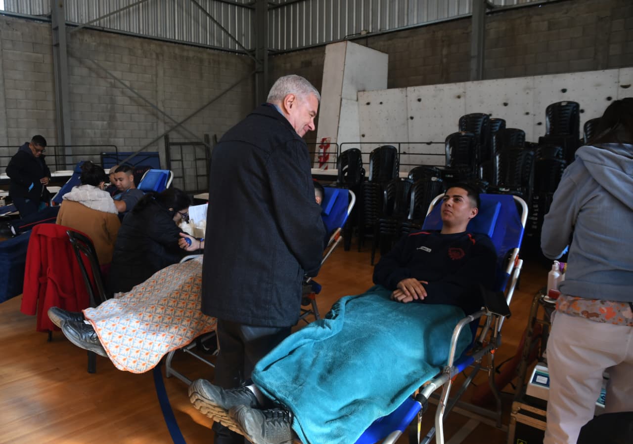 Campaña récord de donación de sangre en el Instituto Superior de Seguridad Pública