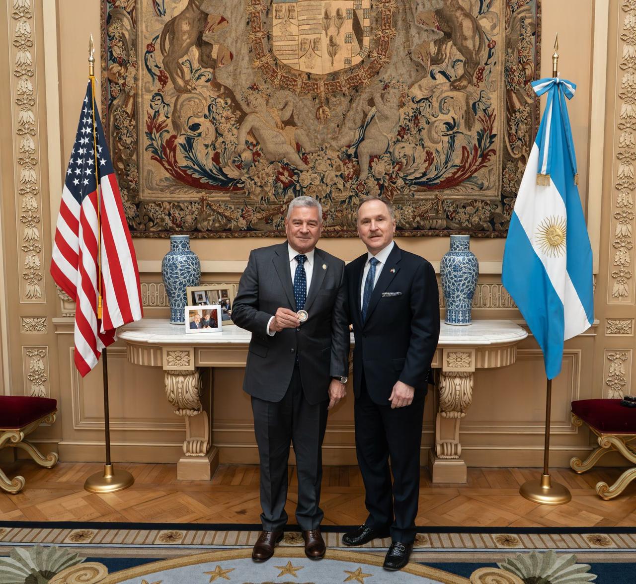 Encuentro para fortalecer los vínculos de cooperación en Seguridad con Estados Unidos