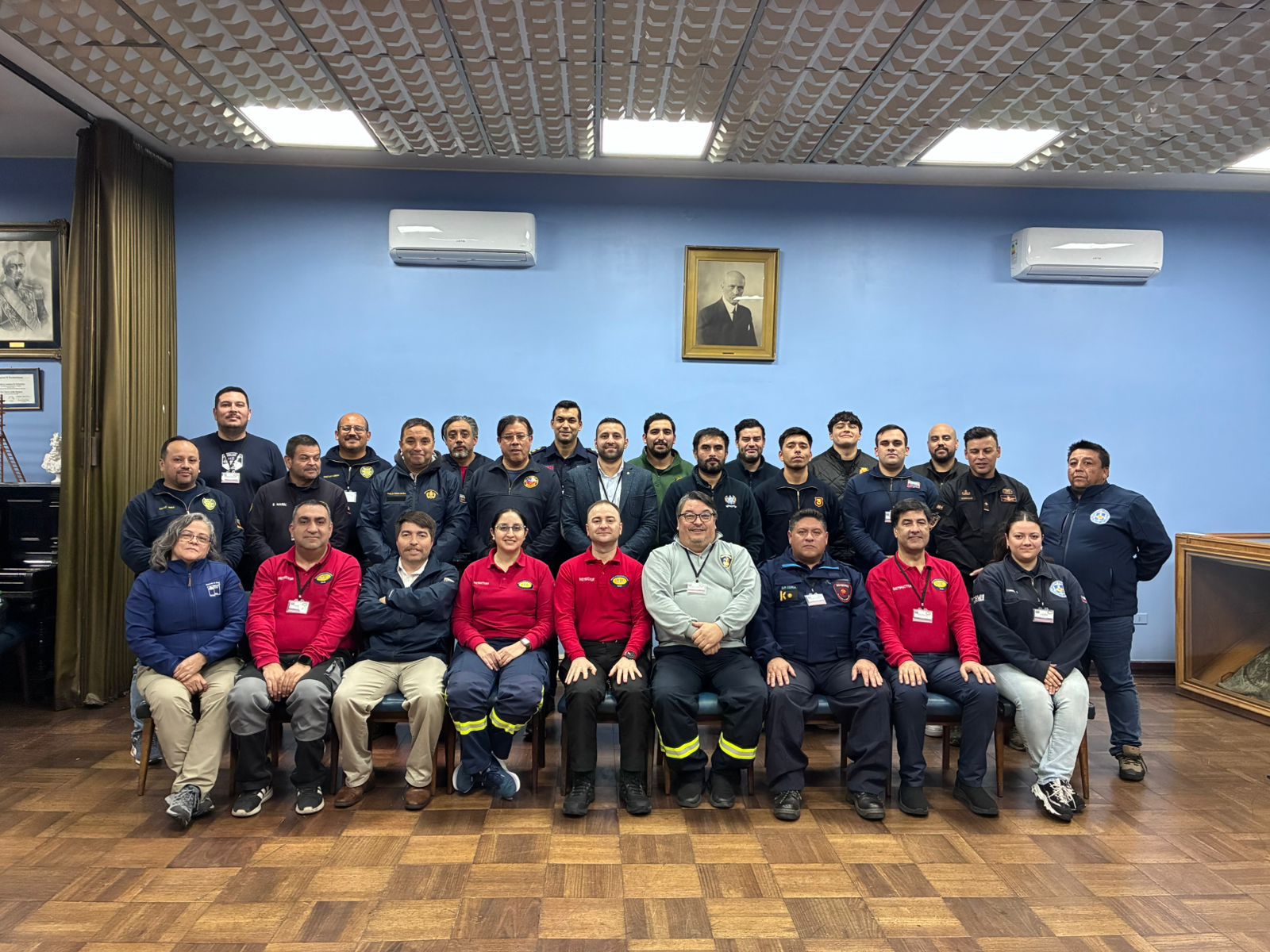 Los Bomberos de la Ciudad participaron de una capacitación en gestión de grandes emergencias