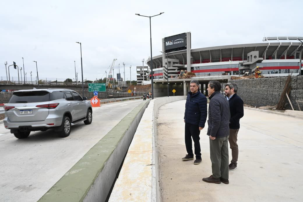 La Ciudad habilitó el nuevo ramal del Puente Labruna y reorganizó el tránsito en Núñez