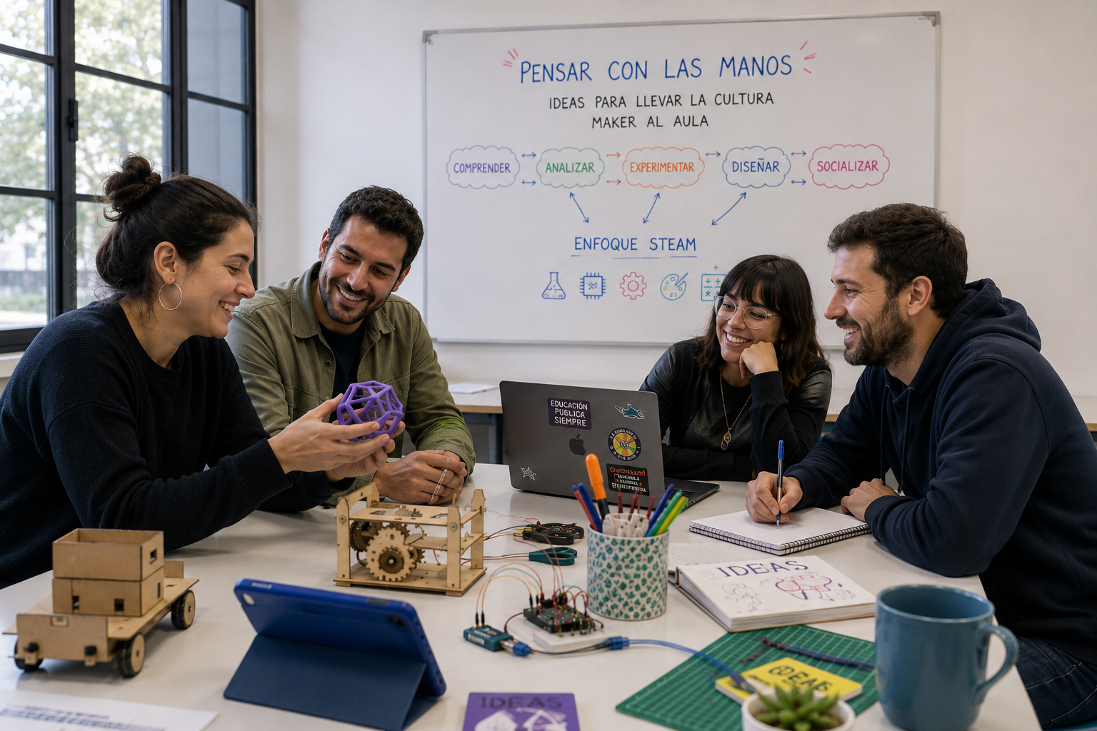Están abiertas las inscripciones para los cursos intensivos de la semana temática «Pensar con las manos»