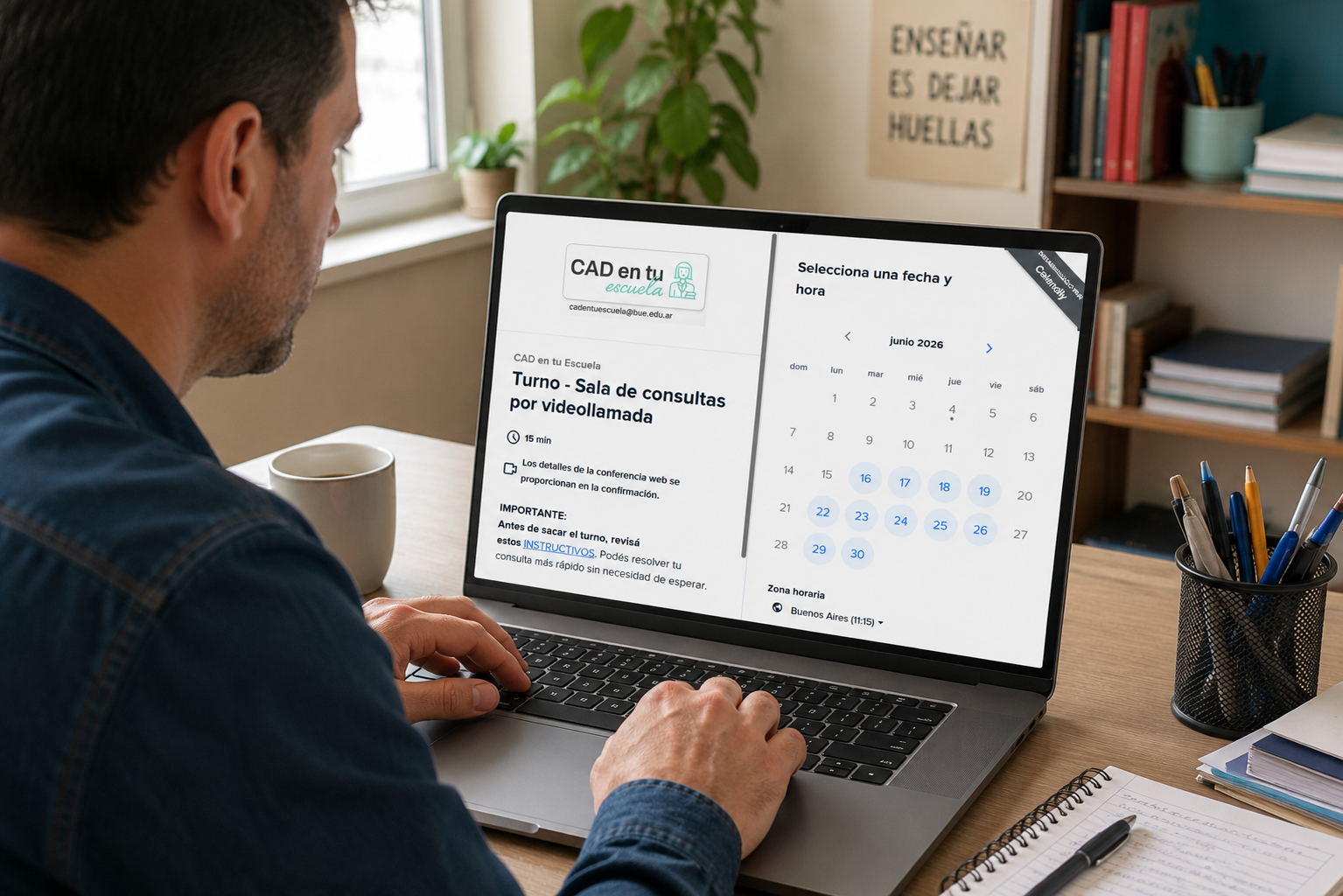 El CAD en tu escuela cambia su sistema de atención: desde el 8 de junio, las consultas virtuales serán con turno previo