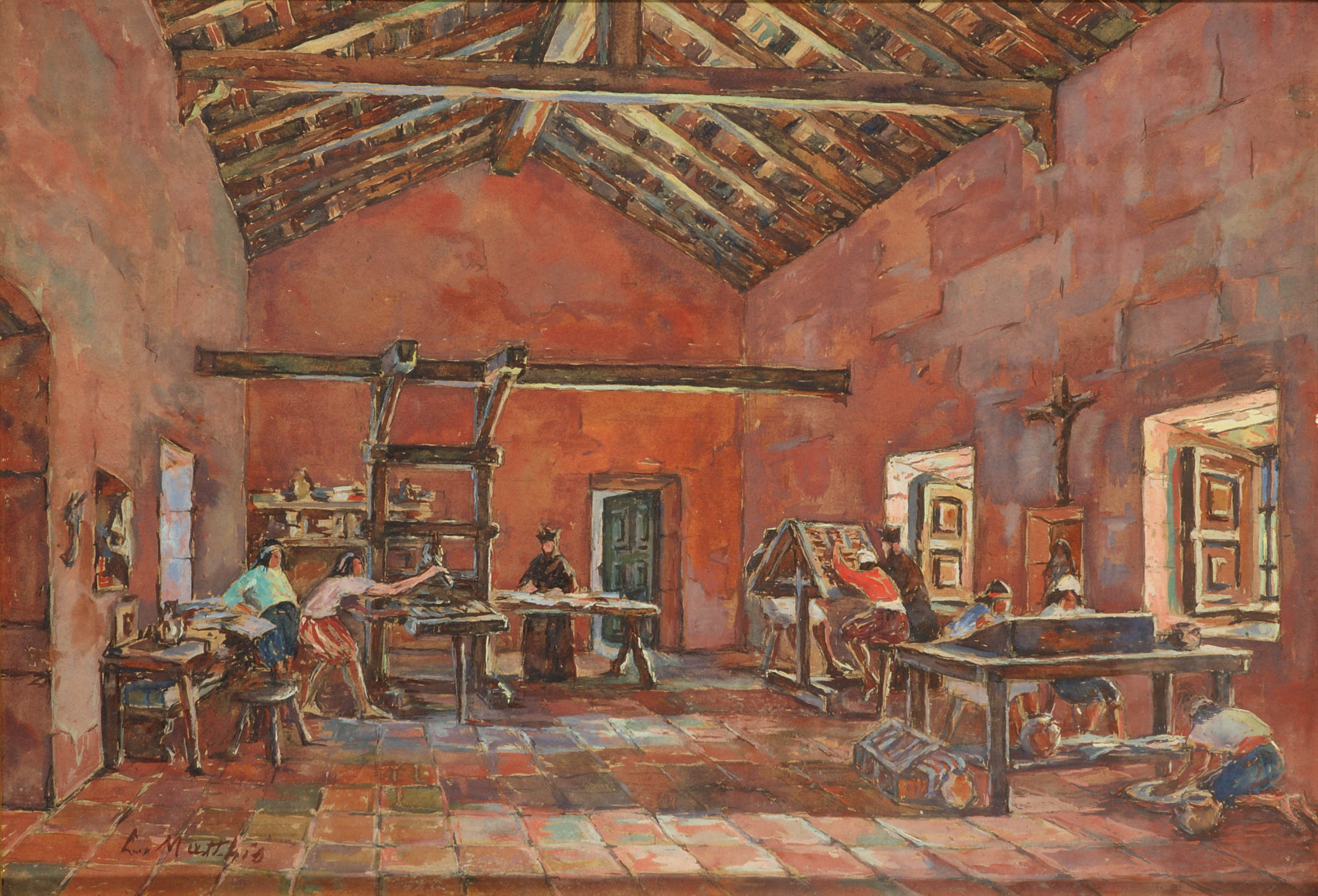 Inauguración de muestra en el Museo Saavedra: La forma de las palabras