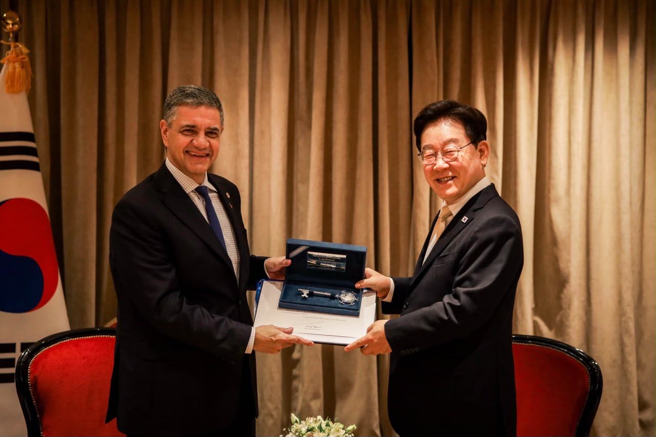 Jorge Macri recibió al Presidente de Corea del Sur, Lee Jae-myung, para fortalecer la cooperación económica, tecnológica y cultural