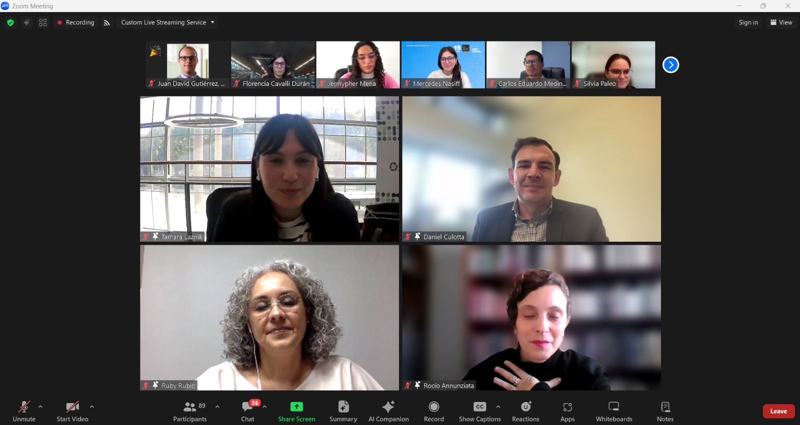 La Ciudad coorganizó un encuentro sobre participación ciudadana e inteligencia artificial
